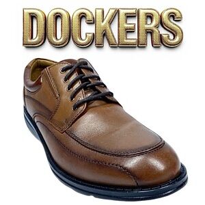 Dockers Men’s Brown Leather Oxford Shoes Size 13W Casual Comfort